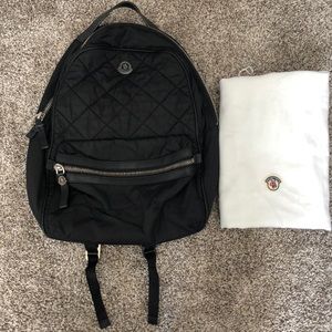 🎈SOLD 🎈Moncler “Gigi” backpack, black color